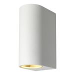 D'Lite Vossem Long Wandlamp Aluminium Wit Up & Down | IP56 - Geschikt Voor 2x GU10 