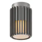 Nordlux Aludra Plafondlamp Aluminium Antraciet | IP44 - Geschikt voor E27