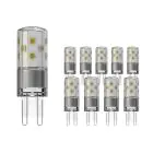 Voordeelpak 10x Noxion Bolt LED Capsule G9 3.8W 470lm - 827 Zeer Warm Wit | Vervangt 40W